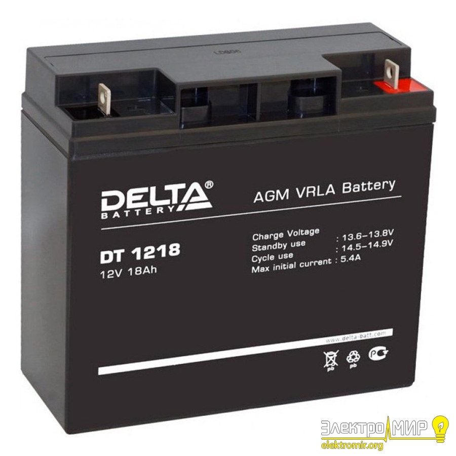 Аккумулятор батарея 12 вольт. Аккумуляторная батарея DT 1218 Delta,12в,18ач. Аккумулятор 12в 18 Ач Delta. SF 1218 аккумулятор 18ач 12в. АКБ 18 ампер Дельта.